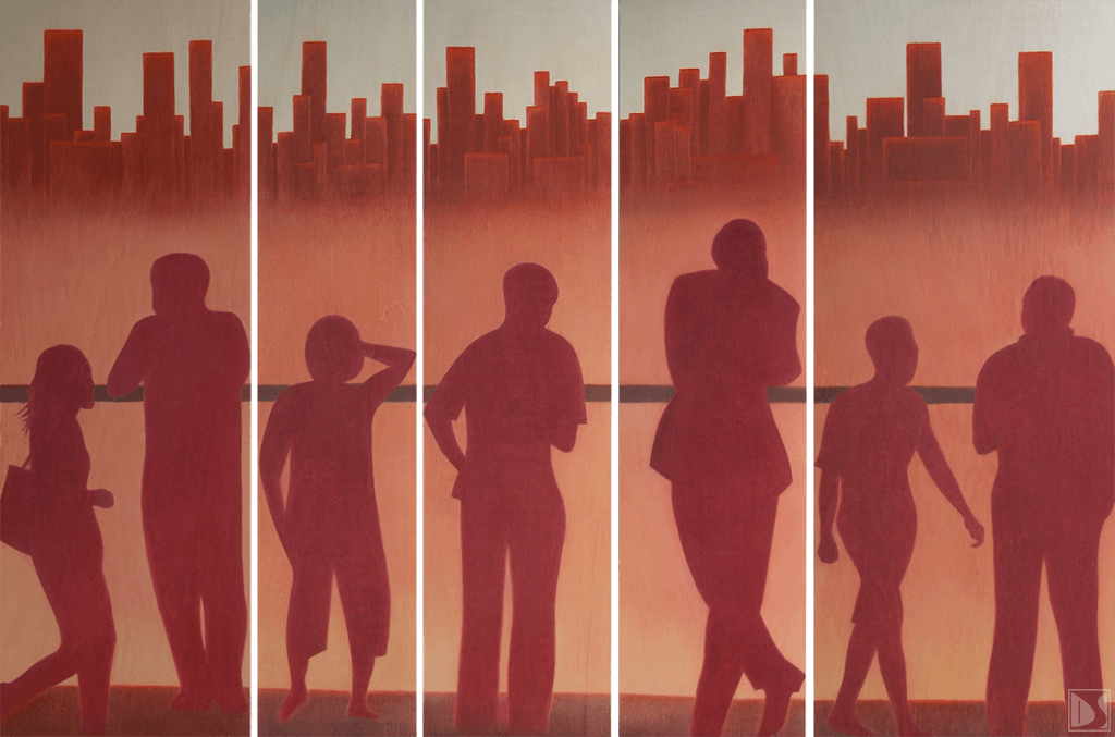 Maße: unbekannt / Technik: Kreide auf Holz