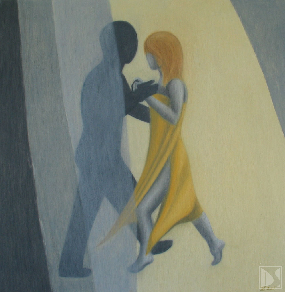 Maße: unbekannt / Technik: Kreide auf Holz