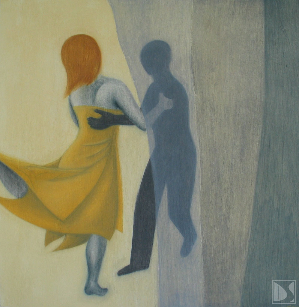 Maße: unbekannt / Technik: Kreide auf Holz