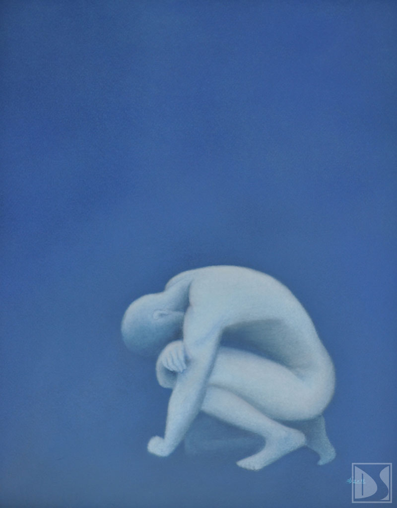 Maße: unbekannt / Technik: Kreide auf Papier