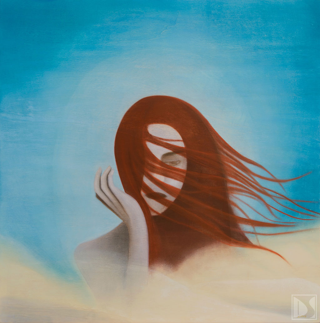 Maße: unbekannt / Technik: Kreide auf Holz