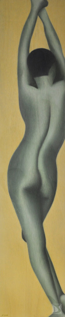 Maße: unbekannt / Technik: Kreide auf Holz